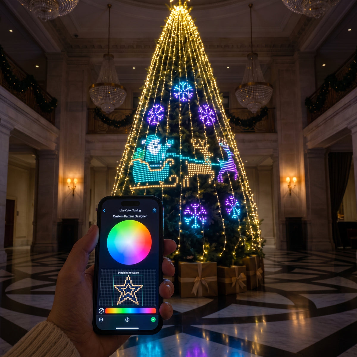 ChristmasArt™ Smart Christmas Lights